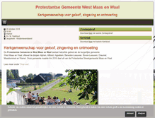 Tablet Screenshot of pg-westmaasenwaal.nl